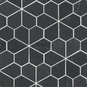 Nero Marquina Mosaic 9 - marble tile